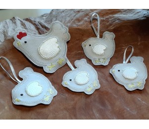 ITH Stickdatei - Osterbaum Anhänger